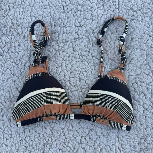 Vix Paula Hermanny Other - Vix Paula Hermanny Striped Bikini Top